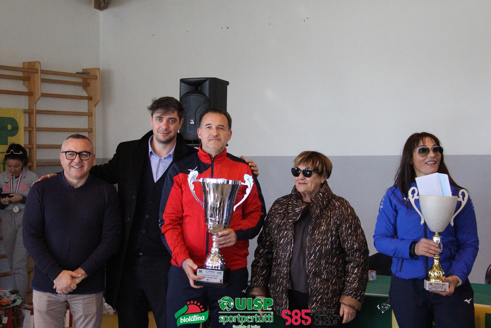 “TRIONFO PER  L’ OLIMPIA LAZIO”       a chiusura del “31° Grande Slam UISP Natalino Nocera”  con premiazione finale